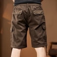 2024 Dreamfire Summer Shorts Pants Men Khaki Casual Cargo Shorts For