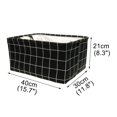thumbnail image 4 of Unique Bargains Fabric Storage Bin Box with Handles Laundry Baskets Organizer for Closet, 4 of 9