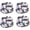 Grey White, variant on 4 Balls Pomp-A-Doodle Yarn,100% Polyester Jelly Bean POM-POM Ball Yarn for Crochet Knitting Blanket Mat Pet Nest 150g/Roll