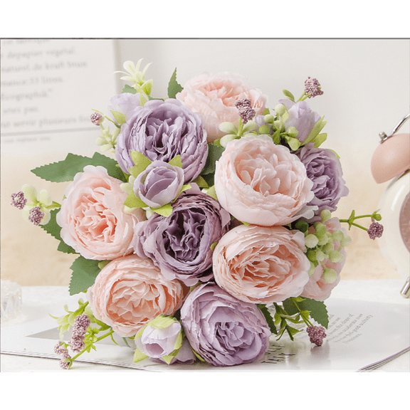 ERDOUY 3Pcs Peony Artificial Flowers, Fake flowers,Flores Artificiales Para, Wedding Decor