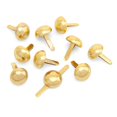 thumbnail image 1 of CRAFTMEMORE - Clavos redondos para bolso, pies, bolsos, puntas de clavo, 0.315 in, 0.394 in, 0.472 in, 100 unidades (0.394 in (3/8") dorado), 1 of 5