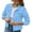 Light Blue #009, variant on Mohiass Jean Jacket for Women Trendy Cropped Long Sleeve Denim Jacket Colored Lightweight Jeans Jackets Trucker Coat Dark Blue L