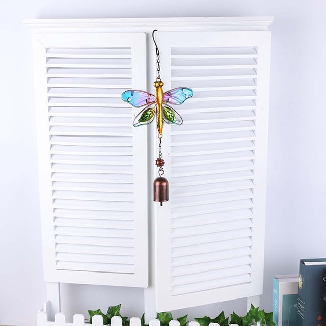 Xihbxyly Carillón de Viento de Colibrí de Metal, Adorno Colgante de Aluminio, Sonido Dulce para Decoración Del Hogar, Jardín y Patio, Regalo Especial para La Familia, Ambiente Tranquilo y Seguro, Fác