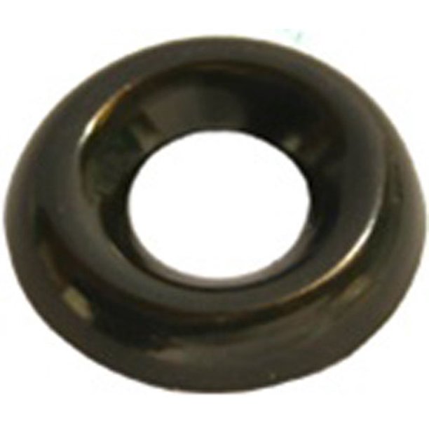 100 8 Countersunk Finish Washer Black Zinc Plated Brass