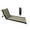 Kaki 39cmx40cmx78cm, variante sur koolsoo Chaise de Sol avec Soutien Dorsal Tapis de Plage Sièges de Plage pour Cour Pique-Nique Concerts Gris 39cmx40cmx38cm