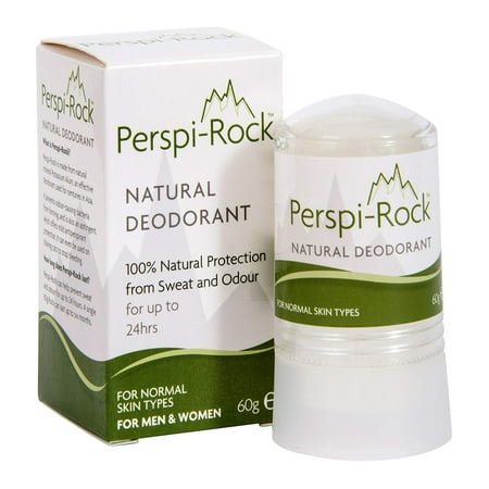 Perspi Rock Natural Deodorant, 100% Natural Protection for Sweat and Odor for Up To 24 Hours, For Normal Skin Types, For Men and Women, (Best Natural Deodorant For Sweating)