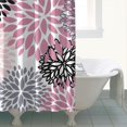 thumbnail image 4 of Pink Floral and Petal Pattern Shower Curtain 72"x72" ,Bathroom Decorative Shower Curtains Set with 12 Hooks,Modern Waterproof Washable Shower Curtain, 4 of 6