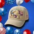 thumbnail image 3 of USA 250th Anniversary Baseball Cap – Patriotic Hat with Bald Eagle Print, Adjustable Commemorative Independence Day Gift for Men & Women, 3 of 5