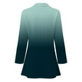 thumbnail image 4 of Gubotare Long Sleeve Blazers for Women Women Long Sleeve Blazer Open Front Work Office Blazer Jacket (Mint Green,S), 4 of 5