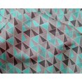 thumbnail image 5 of oneOone Silk Tabby Fabric Triangle Geometric Printed Craft Fabric BTY 42 Inch Wide, 5 of 5