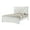 White, variant on Wood King Size Panel Bed With Upholstered Headboard And Button Tufting In White For A Luxurious Bedroom Hideaway Modern Furniture: Blush