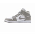 thumbnail image 2 of Ni - ke Ni - ke Air Jordan 1 Mid Linen College Grey Light Bone Shoes 554724-082 Mens 13, 2 of 5