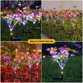 thumbnail image 6 of Solar Butterfly Light, 2-Pack Outdoor Waterproof Garden Decor Lamp, Balcony Patio Solar Light, Decorative Lighting for Yard Garden Home Outdoor Use, 6 of 7