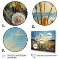 thumbnail image 3 of Designart "Landscape Vangogh Dandelions landscape I" Landscapes Wall Art Living Room, 3 of 5