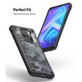 thumbnail image 4 of Ringke for Xiaomi Redmi Note 9 [Fusion-X] Transparent Hard Back Shockproof Advanced Bumper Heavy Duty Cover - Camo Black, 4 of 9