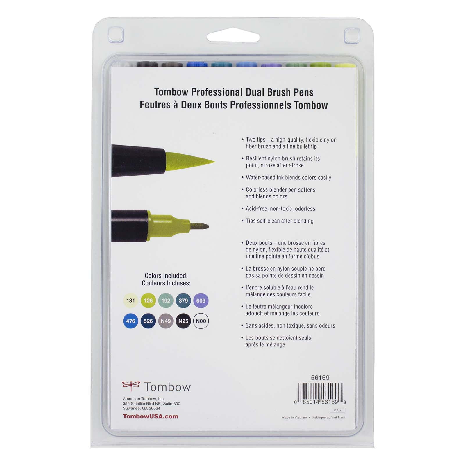 Tombow Landscape Dual Brush Pens, 6 Packs: 10 ct. (60 total)