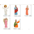 thumbnail image 3 of 8.07in Easter Resurrection Scene Figurine Set, Religious Resin Tabletop Display Decor for Home, Church, Holiday Gift, Nativity Style Resurrection Tomb Decoration, 3 of 7