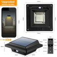 thumbnail image 3 of 40 luces solares con sensor de movimiento LED para exteriores, nivel impermeable Ip65, gran angular, 3 of 5