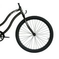 thumbnail image 3 of Wonder Wheels 26" Electric Black Alloy Adult Cruiser Bike, 3 of 4