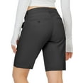 thumbnail image 7 of Womens Golf Shorts Dry Fit Bermuda Shorts with Pockets Chino Shorts Stretch for Summer, 7 of 7