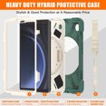 thumbnail image 5 of XYX Case for Samsung Galaxy Tab A9 8.7 inch SM-X110/SM-X115 with 360 Degree Rotating, Hand Strap, Shoulder Strap, Emerald Green, 5 of 7