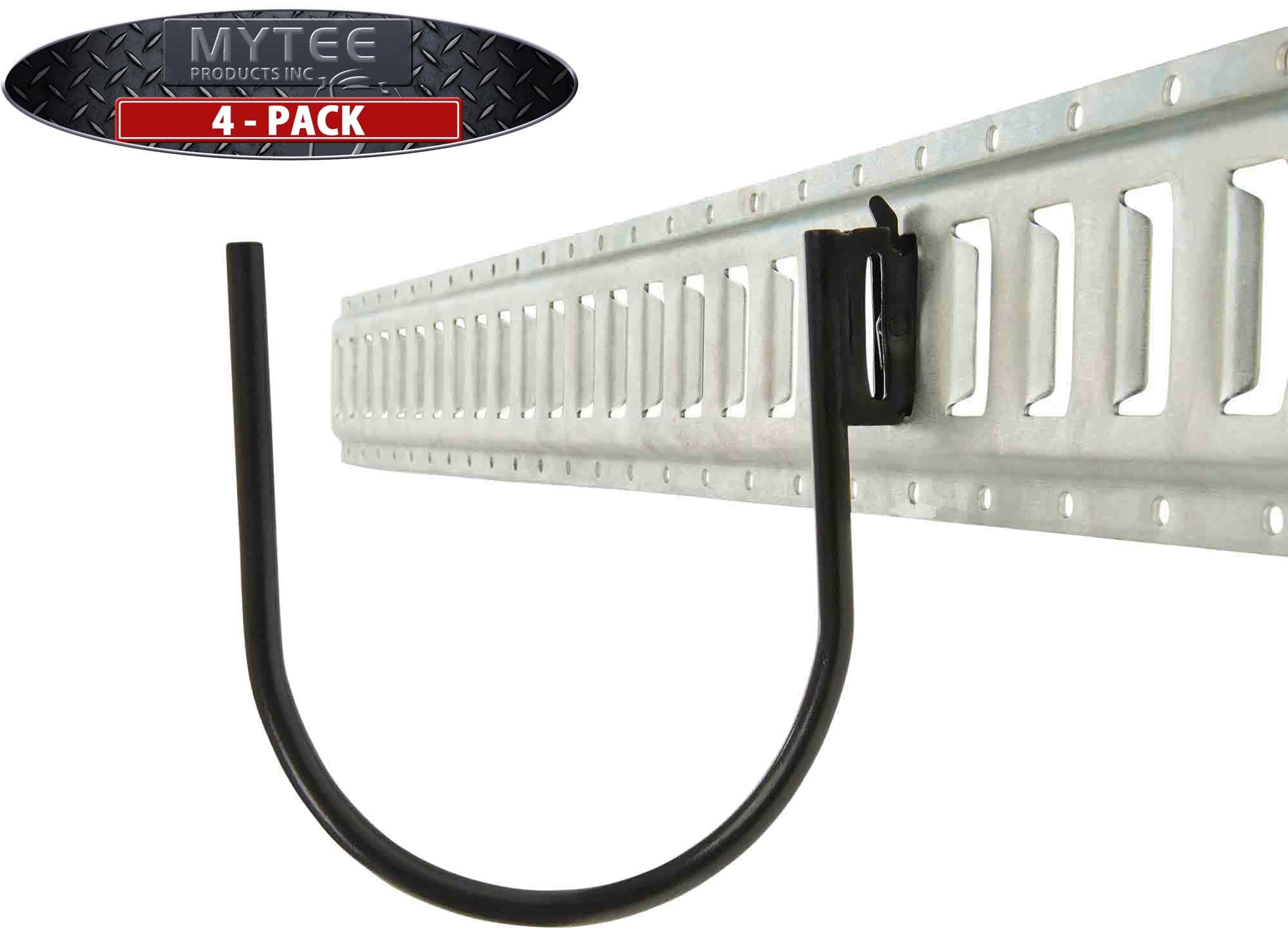 (4 Pack) E-Track Large Rack | Enclosed Trailer Truck Van Toy Hauler Cargo Large JHook TieDown Accessories Rakes and Shovels