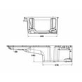 thumbnail image 4 of For LS Swap Aluminum Oil Pan Retrofit Kit Low Profile For LS1 LS2 LS3 4.8 5.3 6, 4 of 4