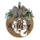 thumbnail image 1 of Placa Colgante Personalizada para Puerta de Entrada | Decoración de Temporada de 30 X 30 Cm con Cinta | Elija Entre 26 Letras para Un Letrero de Bienvenida Personalizado, 1 of 1