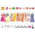 thumbnail image 2 of Conjunto de 32 Uds. Zulema Ropa de muñeca para niña 1:6 Trajes de vestir de muñeca, 2 of 7