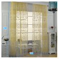 thumbnail image 5 of Curtain Window Curtain Translucent Floral Pattern Room Decor Pastoral Balcony Valance for Home Office Cafe Blue, 5 of 5