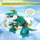 thumbnail image 4 of Super Wings Juguetes de dinosaurio de 15 '' Tino con luces de pulverización y sonidos de rugido Juguetes de dinosaurio grandes para niños de 3 a 5 Figura de acción de dinosaurio robot Tino con spray d, 4 of 5