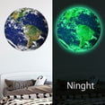 thumbnail image 2 of Pegatina de tierra luminosa de 30cm, pegatinas de pared fluorescentes de planeta universo, pegatinas DIY que brillan en la oscuridad, decoración de dormitorio para niños, 2 of 8