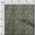 thumbnail image 2 of oneOone Viscose Jersey Olive Green Fabric Geometric Lines With Texture Fabric For Sewing Printed Craft Fabric By The Yard 60 Inch Wide, 2 of 4