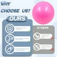 thumbnail image 4 of BESTSKY Exercise Ball,9.84in Stability Ball,Anti-Slip Yoga Ball,Pink, 4 of 7