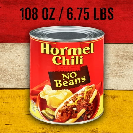 Hormel Chili No Beans, 108 Ounce (Best Way To Cook Beans)