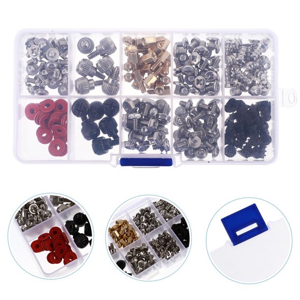 RENACLIPY 228Ud Kit De Tornillos Para Computadora Personal Con Inoxidable Y Organizador Para Fácil Uso