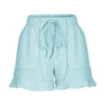 thumbnail image 4 of Buigttklop Summer Short for Women Clearacne Workout Shorts with Loose Fit Drawstring, 4 of 6
