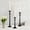 Bkzt02-3a, variant on Taper Candle Holders Set of 3 Heavy Cast Iron Antique Brass Candlestick Holder for Table Centerpiece  Decorative Candelabra for  Decor Fireplace Wedding Holiday Christmas Halloween