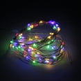 thumbnail image 4 of Perfect Holiday 100 LED String Lights Indoor/Outdoor Battery Operated with 9 Option Remote - Multi Color for Bedroom Décor, Patio, Holidays, 4 of 5