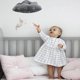 thumbnail image 4 of Hanging Cloud, Stars and Moon - Decoration for Bedroom, Bed and Wall (White), 4 of 4