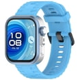 thumbnail image 4 of Silicone Strap with Black Buckle for Huawei Watch Fit 4 Pro 4 3 Breathable Watch Band - Green, 4 of 5