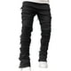 thumbnail image 2 of Pantalones largos para hombre, cintura elástica, informales, deportivos, multibolsillos, pantalones para hombre, 2 of 7