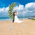 thumbnail image 5 of Metal Wedding Garden Arch Rack 8.53Ft Height Heavy Duty Backdrop Balloon Archway Holder, 5 of 15