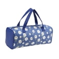 thumbnail image 4 of Bolsa de almacenamiento de hilo, gran capacidad, tela Oxford, organizador portátil de viaje para lana de tejer, ideal para madejas de hilo. Flor azul, 4 of 8