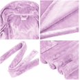 thumbnail image 4 of Women Plush Fleece Robe Long Warm Bathrobe Shawl Collar/Hood, 4 of 6