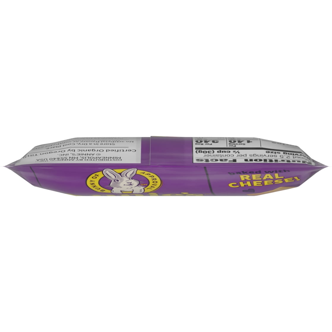 (2 pack) Annie's Certified Organic Cheddar Snack Mix, 2.5 oz Bag