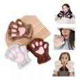 thumbnail image 1 of Guantes Invierno Dama Garra Gato Oso Huella Cosplay C/correa, 1 of 8