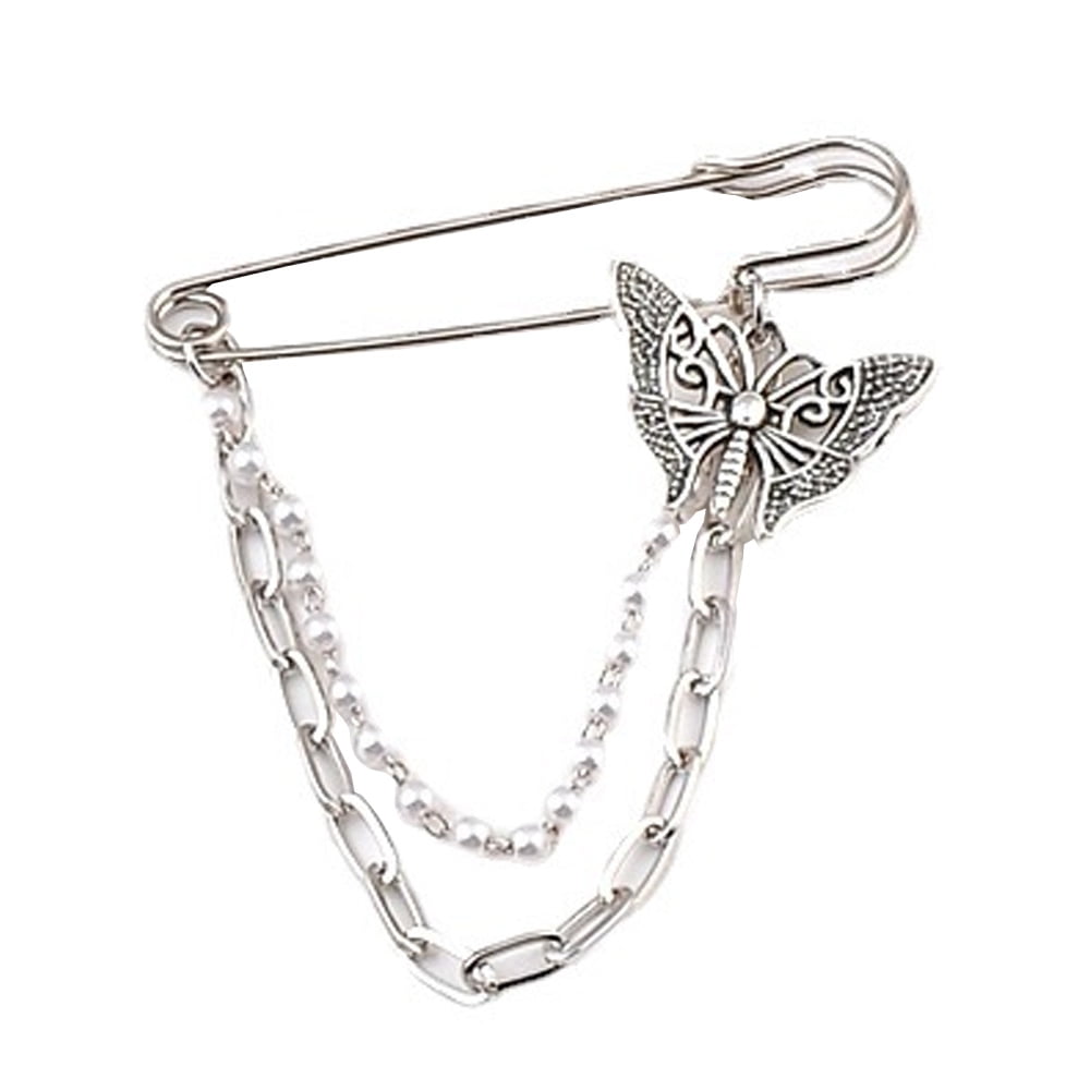 GTAAOY Brooch Pins Set, 8PCS Safety Pin Brooch, Chain Brooch Pins for Women  Fashion, Multiple Styles Brooches for Women, Brooches and Pins for Women