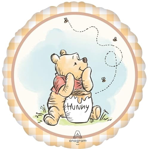 Anagram Classic Pooh Big as Life Birthday Party Supplies 7pc Balloon Bouquet Decorations