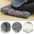 thumbnail image 7 of Paisley Meditation Cushion, Boho Floor Pillow, Square Pillow for Yoga Sitting and Relaxation 22 x 22, 7 of 7